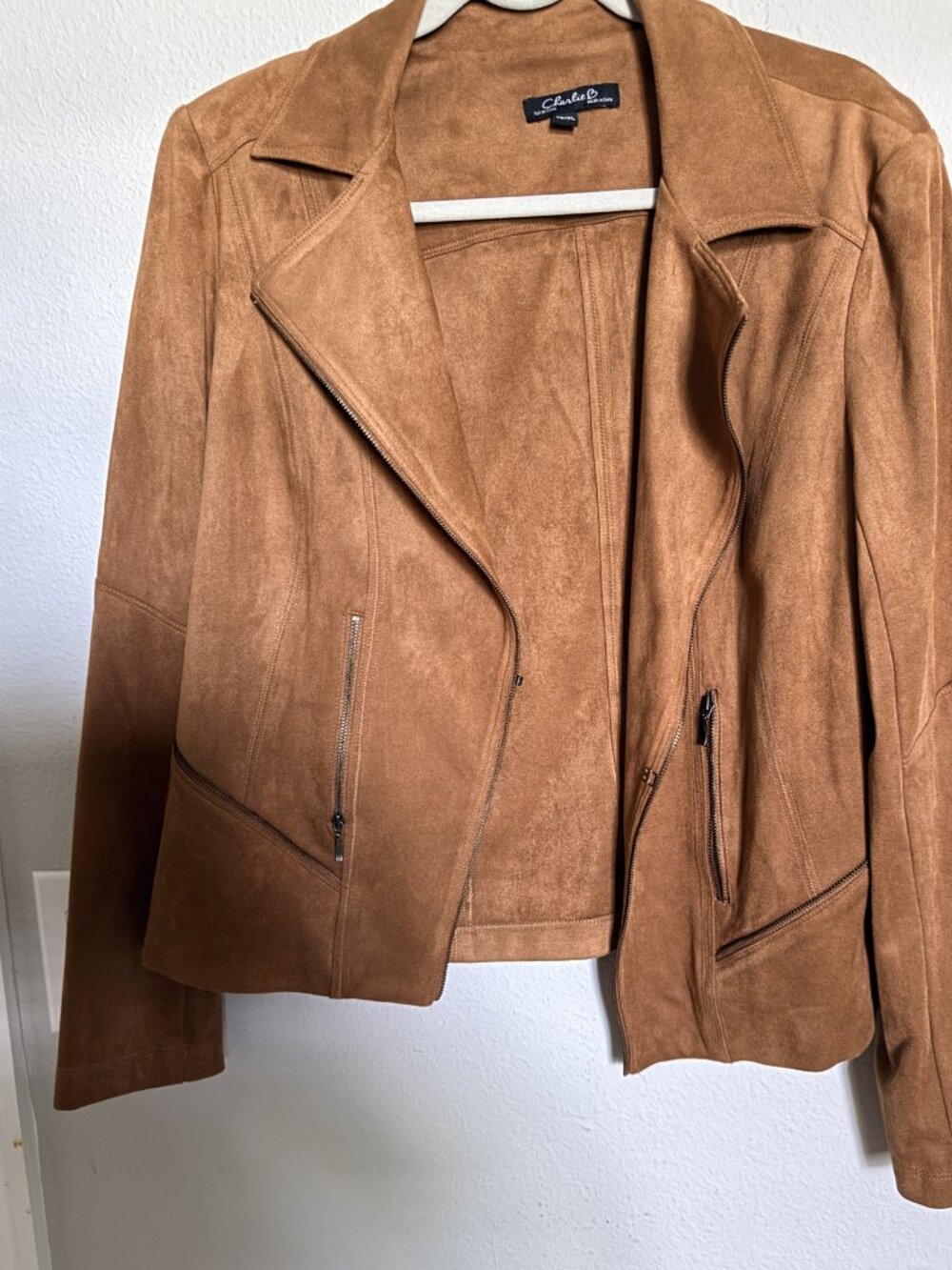 Faux Suede Jacket- XL